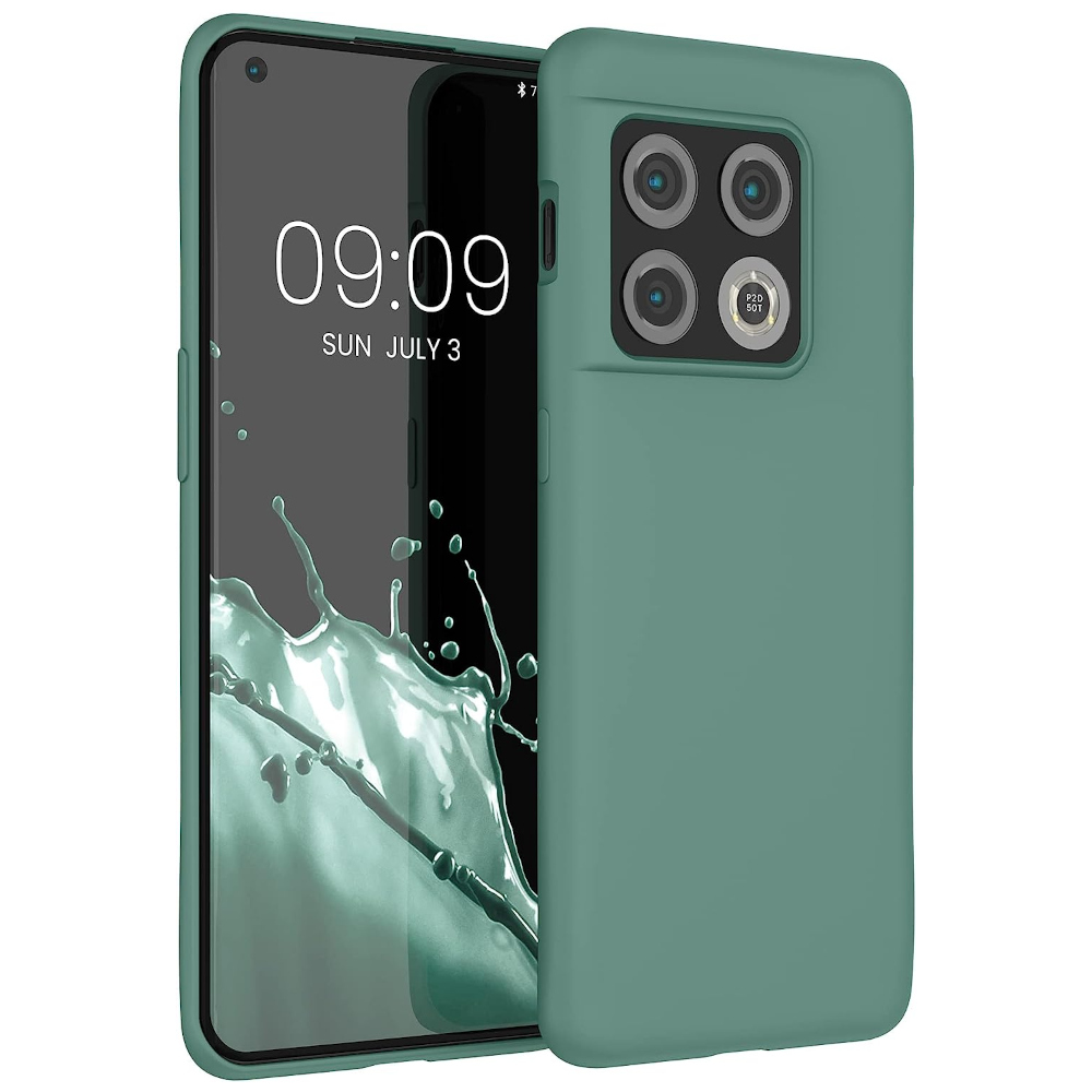 Husa Kwmobile pentru OnePlus 10 Pro, Silicon, Verde, 57460.166 Husa Kwmobile pentru OnePlus 10 Pro, Silicon, Verde, 57460.166