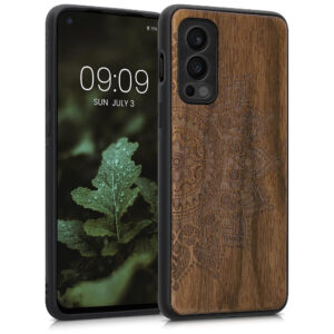 Husa Kwmobile pentru OnePlus Nord 2 5G, Lemn, Maro, 56448.03 Husa Kwmobile pentru OnePlus Nord 2 5G, Lemn, Maro, 56448.03
