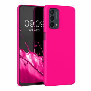 Husa Kwmobile pentru OnePlus Nord N200 5G, Silicon, Roz, 57704.77 Husa Kwmobile pentru OnePlus Nord N200 5G, Silicon, Roz, 57704.77