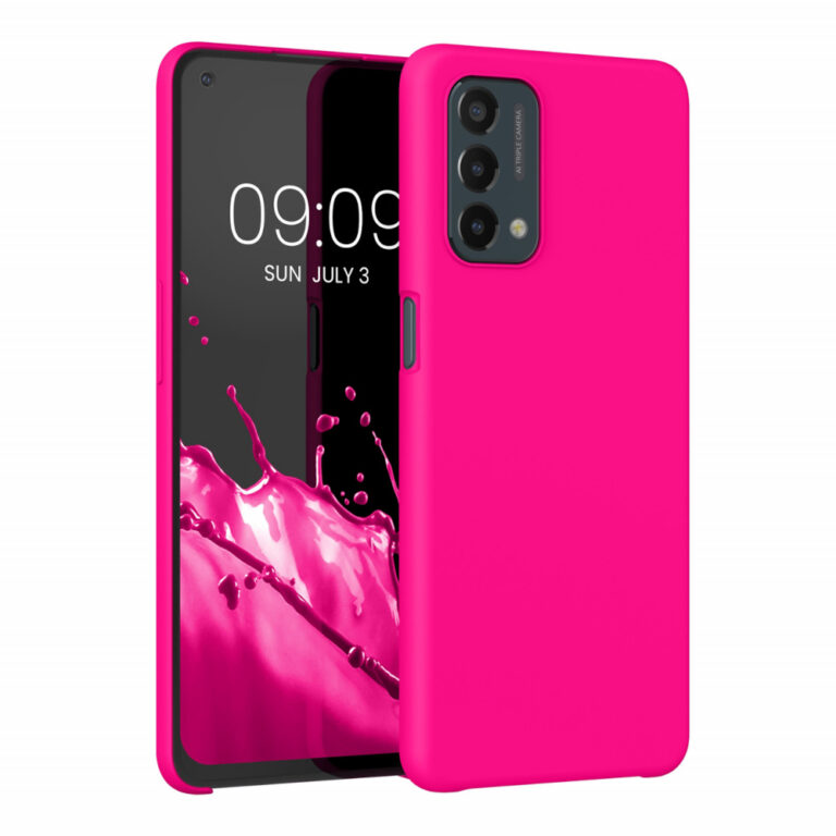 Husa Kwmobile pentru OnePlus Nord N200 5G, Silicon, Roz, 57704.77