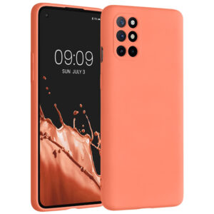 Husa Kwmobile pentru OnePlus 8T, Silicon, Portocaliu, 55350.203 Husa Kwmobile pentru OnePlus 8T, Silicon, Portocaliu, 55350.203