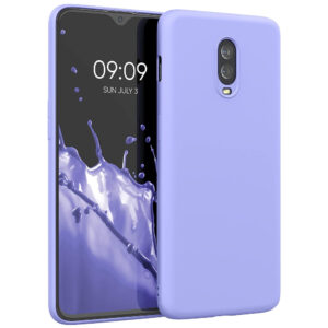 Husa Kwmobile pentru OnePlus 6T, Silicon, Albastru, 55347.139 Husa Kwmobile pentru OnePlus 6T, Silicon, Albastru, 55347.139