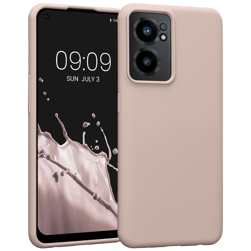 Husa Kwmobile pentru OnePlus Nord CE 2 5G, Silicon, Crem, 58116.225 Husa Kwmobile pentru OnePlus Nord CE 2 5G, Silicon, Crem, 58116.225
