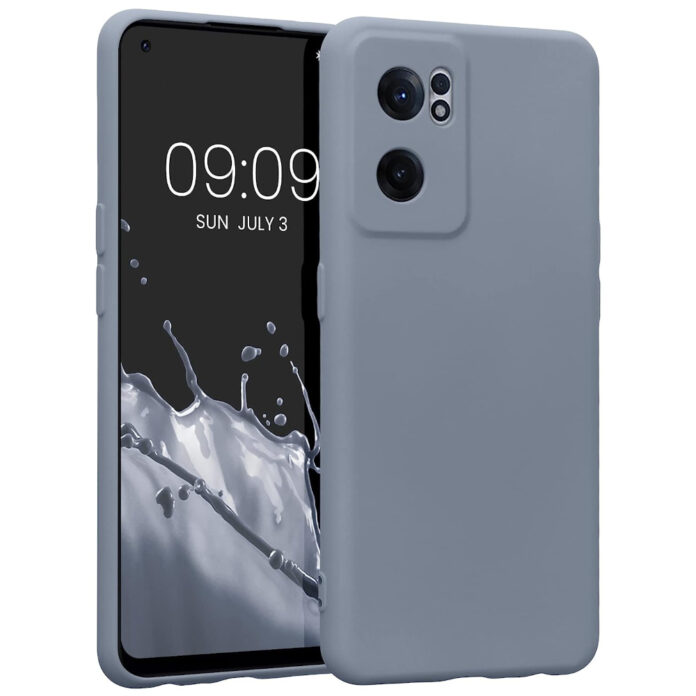 Husa Kwmobile pentru OnePlus Nord CE 2 5G, Silicon, Albastru, 58117.202 Husa Kwmobile pentru OnePlus Nord CE 2 5G, Silicon, Albastru, 58117.202