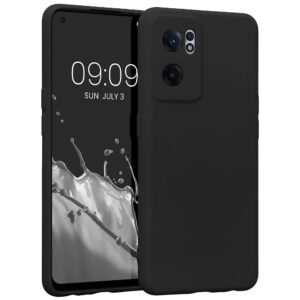 Husa Kwmobile pentru OnePlus Nord CE 2 5G, Silicon, Negru, 58117.47 Husa Kwmobile pentru OnePlus Nord CE 2 5G, Silicon, Negru, 58117.47