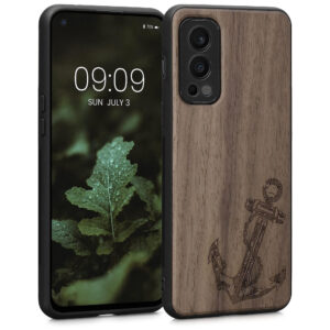 Husa Kwmobile pentru OnePlus Nord 2 5G, Lemn, Maro, 56448.07 Husa Kwmobile pentru OnePlus Nord 2 5G, Lemn, Maro, 56448.07