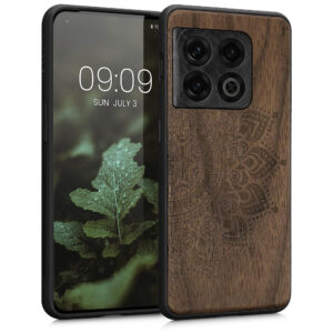 Husa Kwmobile pentru OnePlus 10 Pro, Lemn, Maro, 57462.03 Husa Kwmobile pentru OnePlus 10 Pro, Lemn, Maro, 57462.03