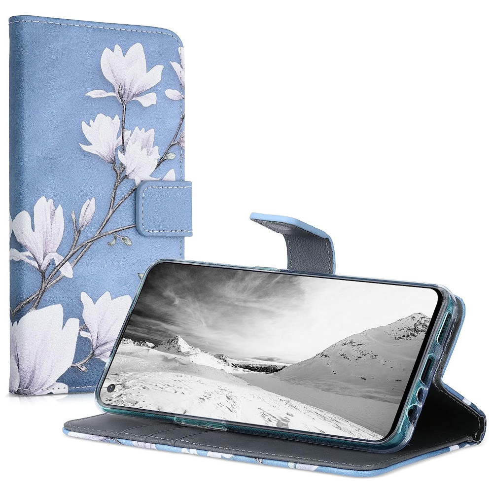Husa pentru OnePlus Nord CE 5G, Piele ecologica, Albastru, 56031.02, Kwmobile Husa pentru OnePlus Nord CE 5G, Piele ecologica, Albastru, 56031.02, Kwmobile