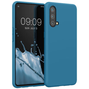 Husa pentru OnePlus Nord CE 5G, Silicon, Albastru, 55614.224, Kwmobile Husa pentru OnePlus Nord CE 5G, Silicon, Albastru, 55614.224, Kwmobile
