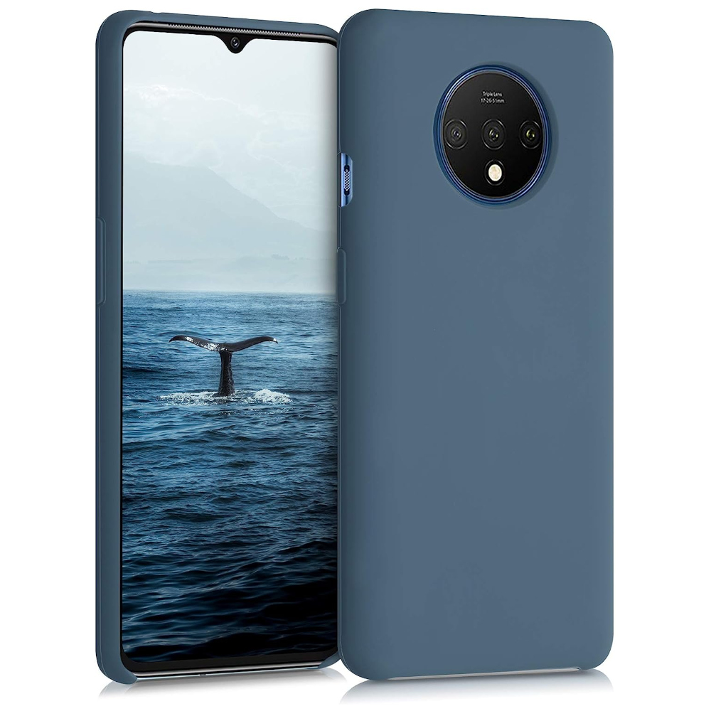 Husa pentru OnePlus 7T, Silicon, Verde, 50403.202, Kwmobile Husa pentru OnePlus 7T, Silicon, Verde, 50403.202, Kwmobile