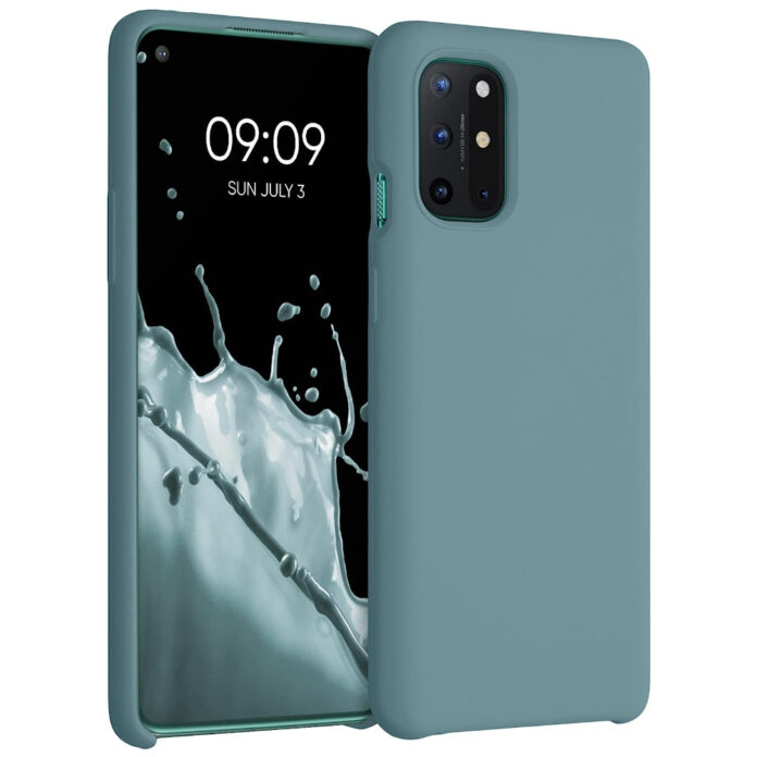 Husa Kwmobile pentru OnePlus 8T, Silicon, Verde, 53683.207 Husa Kwmobile pentru OnePlus 8T, Silicon, Verde, 53683.207