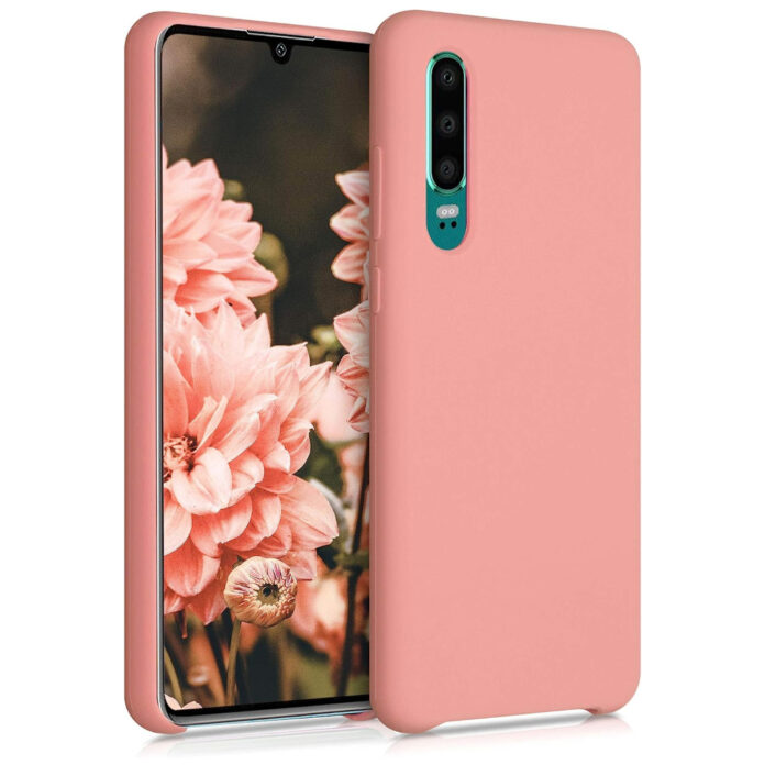 Husa pentru Huawei P30, Silicon, Rose Gold, 47414.76 Husa pentru Huawei P30, Silicon, Rose Gold, 47414.76