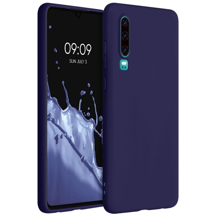 Husa pentru Huawei P30, Silicon, Albastru, 47410.182 Husa pentru Huawei P30, Silicon, Albastru, 47410.182