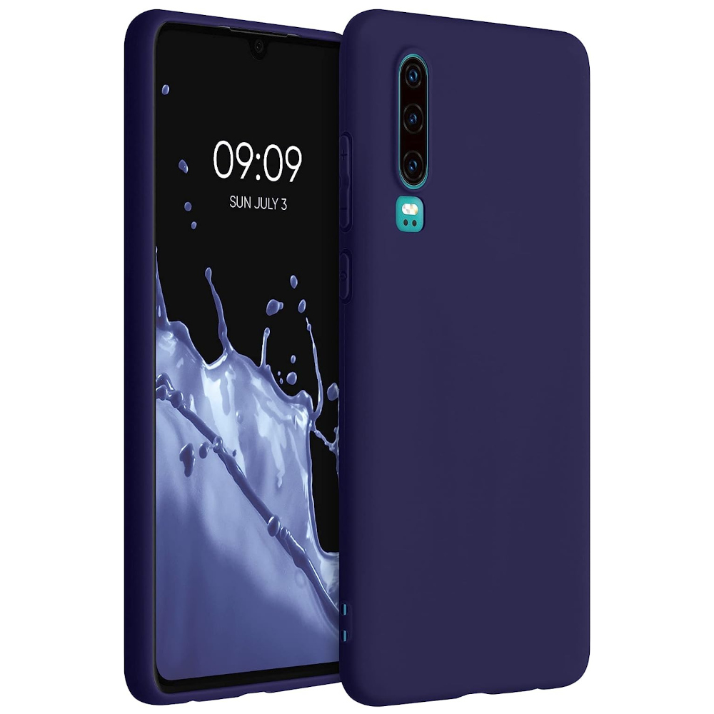 Husa pentru Huawei P30, Silicon, Albastru, 47410.182 Husa pentru Huawei P30, Silicon, Albastru, 47410.182
