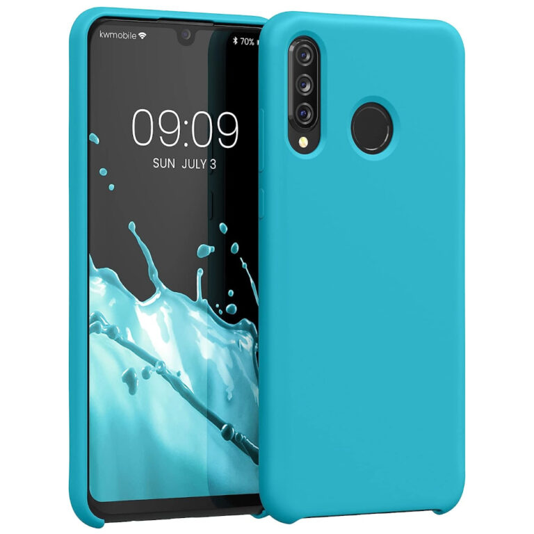 Husa pentru Huawei P30 Lite, Silicon, Albastru, 47510.205
