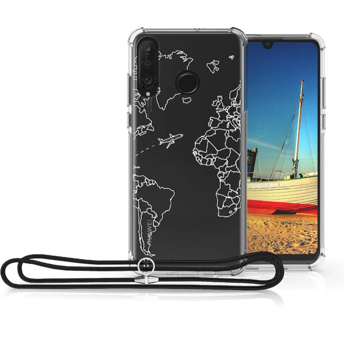 Husa pentru Huawei P30 Lite, Silicon, Alb, 48485.16