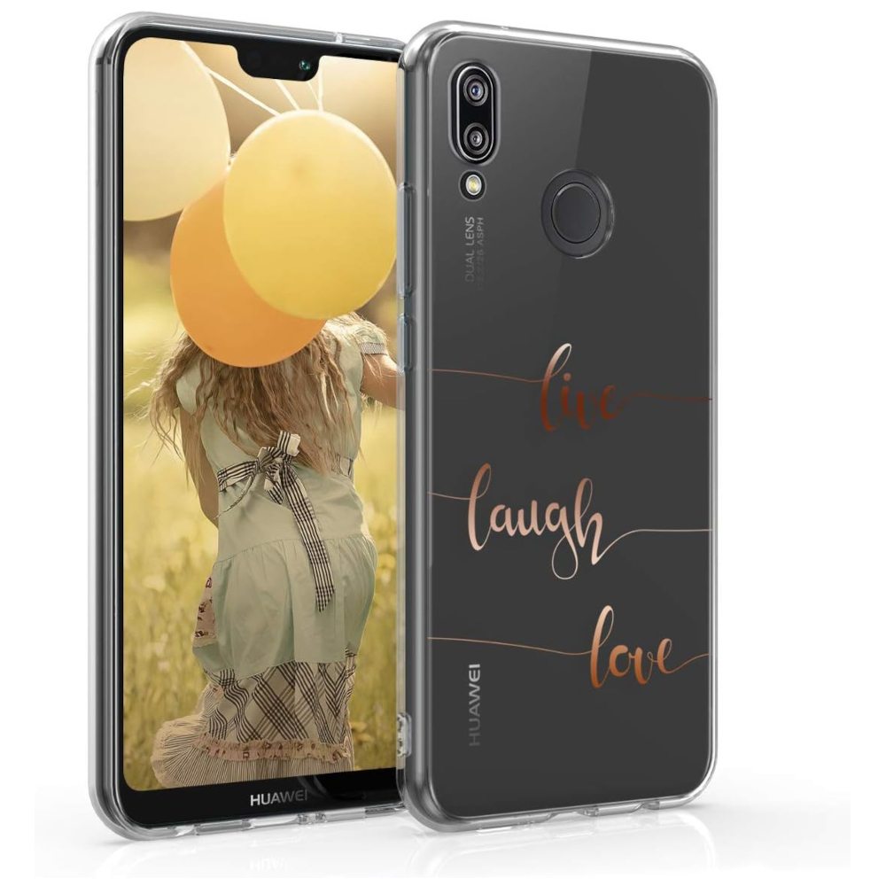 Husa pentru Huawei P20 Lite, Silicon, Rose Gold, 44889.63 Husa pentru Huawei P20 Lite, Silicon, Rose Gold, 44889.63