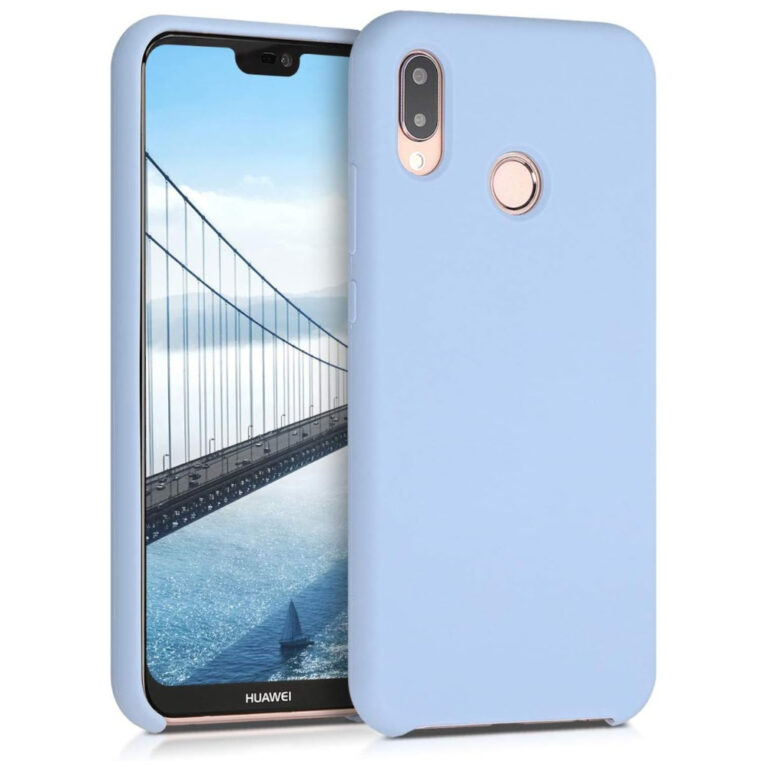 Husa pentru Huawei P20 Lite, Silicon, Albastru, 45687.58