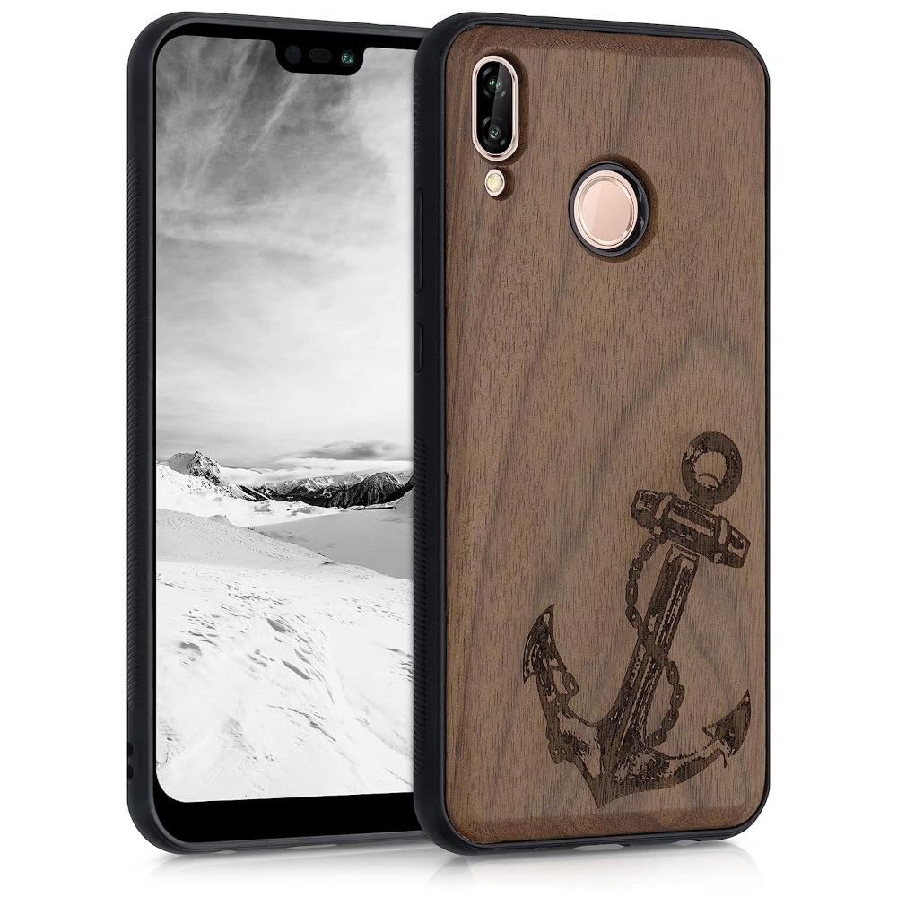 Husa pentru Huawei P20 Lite, Lemn, Maro, 44890.26 Husa pentru Huawei P20 Lite, Lemn, Maro, 44890.26