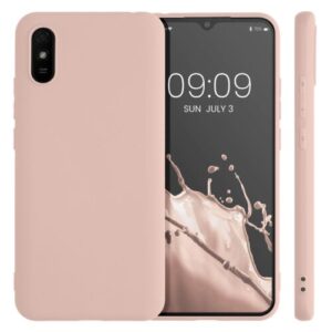 Husa Kwmobile pentru Xiaomi Redmi 9A/Redmi 9AT, Silicon, Roz, 52847.225 Husa Kwmobile pentru Xiaomi Redmi 9A/Redmi 9AT, Silicon, Roz, 52847.225