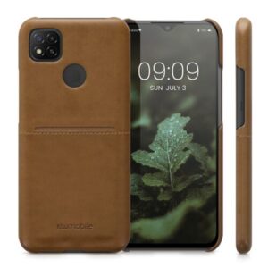 Husa Kwmobile pentru Xiaomi Redmi 9C, Piele ecologica, Maro, 57268.24 Husa Kwmobile pentru Xiaomi Redmi 9C, Piele ecologica, Maro, 57268.24