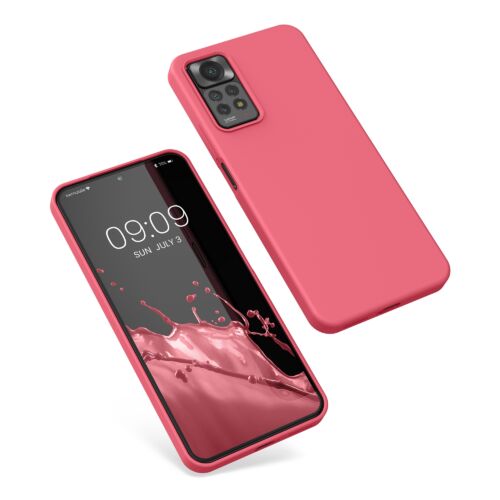 Husa Kwmobile pentru Xiaomi Redmi Note 11 Pro/Redmi Note 11 Pro 5G, Silicon, Coral, 57373.103
