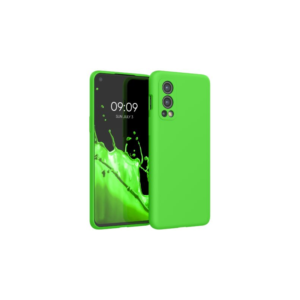 Husa pentru OnePlus Nord 2 5G, Silicon, Verde, 56070.159, Kwmobile Husa pentru OnePlus Nord 2 5G, Silicon, Verde, 56070.159, Kwmobile