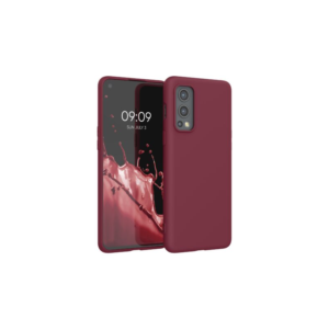Husa pentru OnePlus Nord 2 5G, Silicon, Rosu, 56036.190, Kwmobile Husa pentru OnePlus Nord 2 5G, Silicon, Rosu, 56036.190, Kwmobile