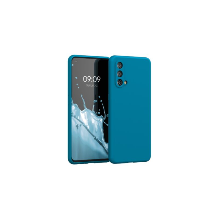 Husa pentru OnePlus Nord CE 5G, Silicon, Albastru, 56069.224, Kwmobile Husa pentru OnePlus Nord CE 5G, Silicon, Albastru, 56069.224, Kwmobile