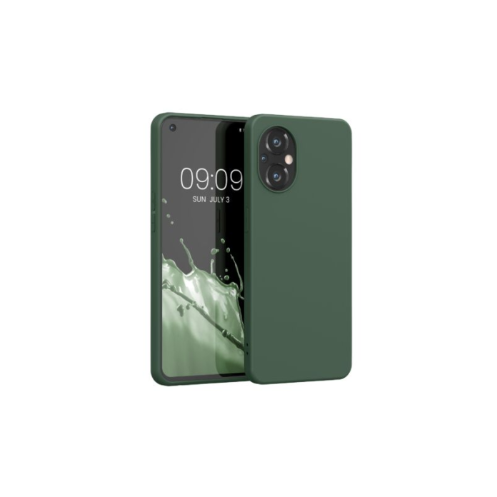 Husa pentru OnePlus Nord N20 5G, Silicon, Verde, 56943.80, Kwmobile Husa pentru OnePlus Nord N20 5G, Silicon, Verde, 56943.80, Kwmobile