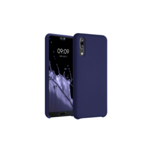 Husa pentru Huawei P20, Silicon, Albastru, 45689.182, Kwmobile Husa pentru Huawei P20, Silicon, Albastru, 45689.182, Kwmobile