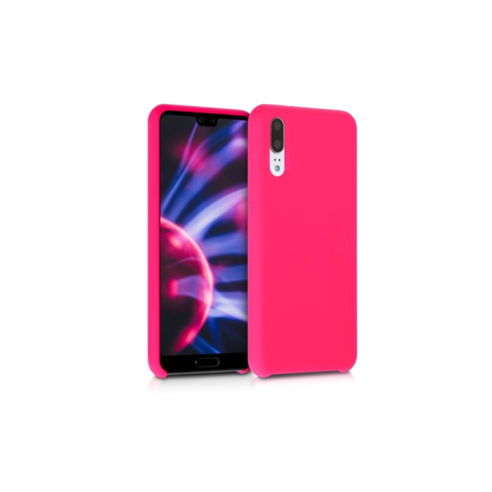 Husa pentru Huawei P20, Silicon, Roz, 45689.77, Kwmobile
