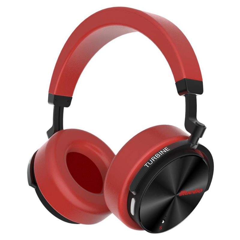 Casti Wireless Stereo Bluedio T5S, Anularea zgomotelor, Tip C, Bluetooth, Microfon, Extra Bass, Senzor Infrarosu Rosu Casti Wireless Stereo Bluedio T5S, Anularea zgomotelor, Tip C, Bluetooth, Microfon, Extra Bass, Senzor Infrarosu Rosu