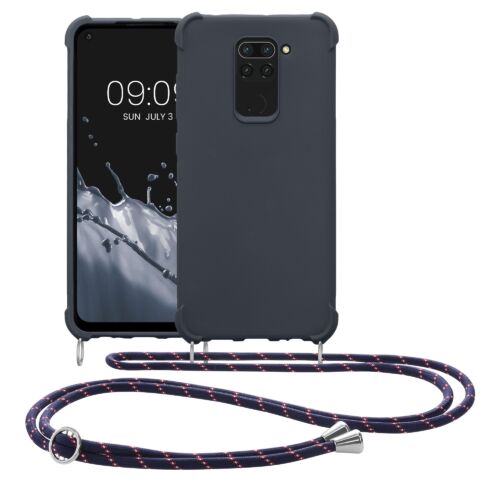 Husa Kwmobile pentru Xiaomi Redmi Note 9, Silicon, Gri, 53147.186