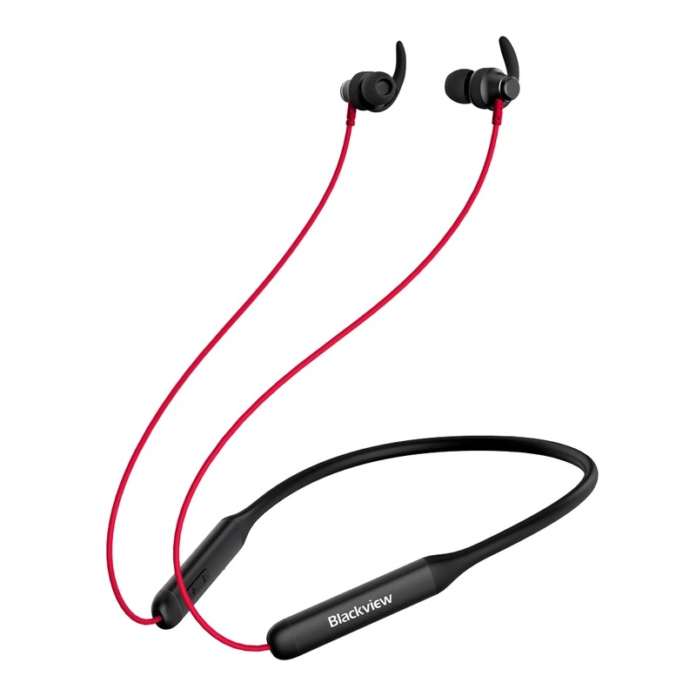 Casti bluetooth in-ear cu guler Blackview FitBuds 1 Rosu, Qualcomm aptX, Anulare zgomot, Microfon, Bluetooth v5.0, IPX7, 150mAh Casti bluetooth in-ear cu guler Blackview FitBuds 1 Rosu, Qualcomm aptX, Anulare zgomot, Microfon, Bluetooth v5.0, IPX7, 150mAh