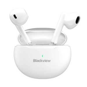 Casti wireless in-ear Blackview AirBuds 6 TWS Alb cu cutie de incarcare, Control tactil, Bluetooth v5.3, IPX7 Casti wireless in-ear Blackview AirBuds 6 TWS Alb cu cutie de incarcare, Control tactil, Bluetooth v5.3, IPX7