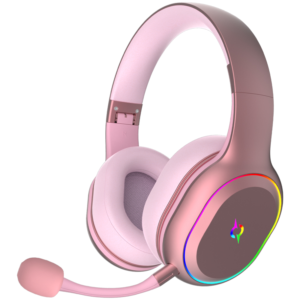 Casti Gaming cu microfon Aqirys Lyra, Wireless, Bluetooth, Roz Casti Gaming cu microfon Aqirys Lyra, Wireless, Bluetooth, Roz
