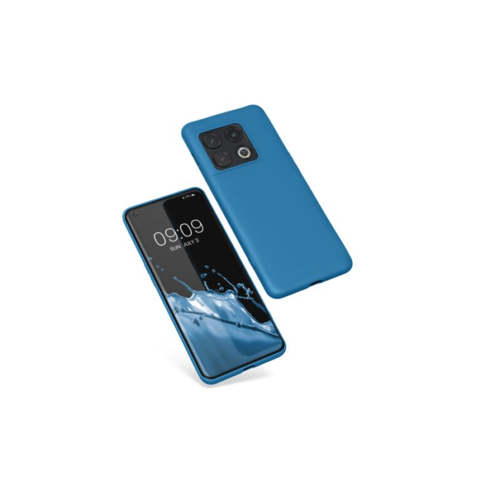 Husa Kwmobile pentru OnePlus 10 Pro, Silicon, Albastru, 57245.224 Husa Kwmobile pentru OnePlus 10 Pro, Silicon, Albastru, 57245.224