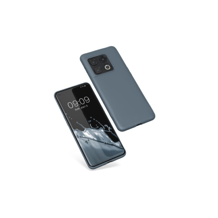 Husa Kwmobile pentru OnePlus 10 Pro, Silicon, Albastru, 57245.202 Husa Kwmobile pentru OnePlus 10 Pro, Silicon, Albastru, 57245.202