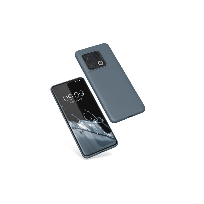 Husa Kwmobile pentru OnePlus 10 Pro, Silicon, Albastru, 57245.202 Husa Kwmobile pentru OnePlus 10 Pro, Silicon, Albastru, 57245.202