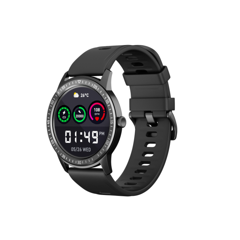 Smartwatch iSEN Watch Q669, Bluetooth, IP67, Negru