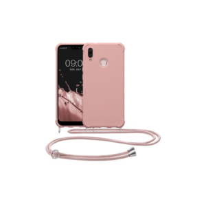 Husa Kwmobile pentru Huawei P20 Lite, Silicon, Roz, 52080.154 Husa Kwmobile pentru Huawei P20 Lite, Silicon, Roz, 52080.154