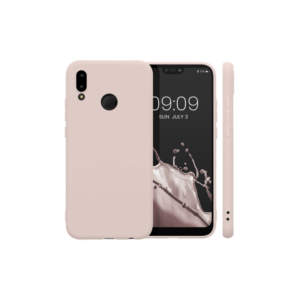 Husa Kwmobile pentru Huawei P20 Lite, Silicon, Roz, 44358.225 Husa Kwmobile pentru Huawei P20 Lite, Silicon, Roz, 44358.225