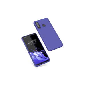 Husa Kwmobile pentru Huawei P30 Lite, Silicon, Albastru, 47499.234 Husa Kwmobile pentru Huawei P30 Lite, Silicon, Albastru, 47499.234