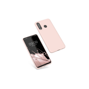 Husa Kwmobile pentru Huawei P30 Lite, Silicon, Roz, 47499.225 Husa Kwmobile pentru Huawei P30 Lite, Silicon, Roz, 47499.225