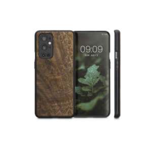 Husa Kwmobile pentru OnePlus 9 Pro, Lemn, Maro, 54433.02 Husa Kwmobile pentru OnePlus 9 Pro, Lemn, Maro, 54433.02