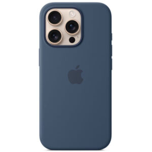 Husa de protectie Apple Silicone Case pentru iPhone 16 Pro Max, MagSafe, Denim Husa de protectie Apple Silicone Case pentru iPhone 16 Pro Max, MagSafe, Denim