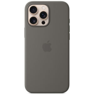 Husa de protectie Apple Silicone Case pentru iPhone 16 Pro Max, MagSafe, Stone Gray Husa de protectie Apple Silicone Case pentru iPhone 16 Pro Max, MagSafe, Stone Gray
