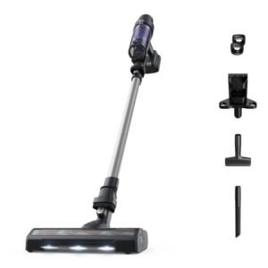 Aspirator vertical Rowenta X-Pert 7.60 RH6A35WO, 140W, recipient de praf 0.44L, autonomie pana la 45 minute, filtrare 99%, perie cu LED, tehnologie ciclonica, violet & negru Aspirator vertical Rowenta X-Pert 7.60 RH6A35WO, 140W, recipient de praf 0.44L, autonomie pana la 45 minute, filtrare 99%, perie cu LED, tehnologie ciclonica, violet & negru