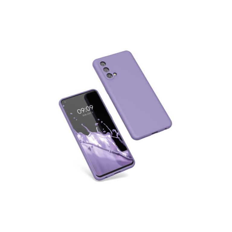 Husa Kwmobile pentru OnePlus Nord CE 5G, Silicon, Mov, 56069.222
